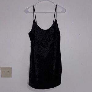 Forever 21 Black Velvet Slip Cami